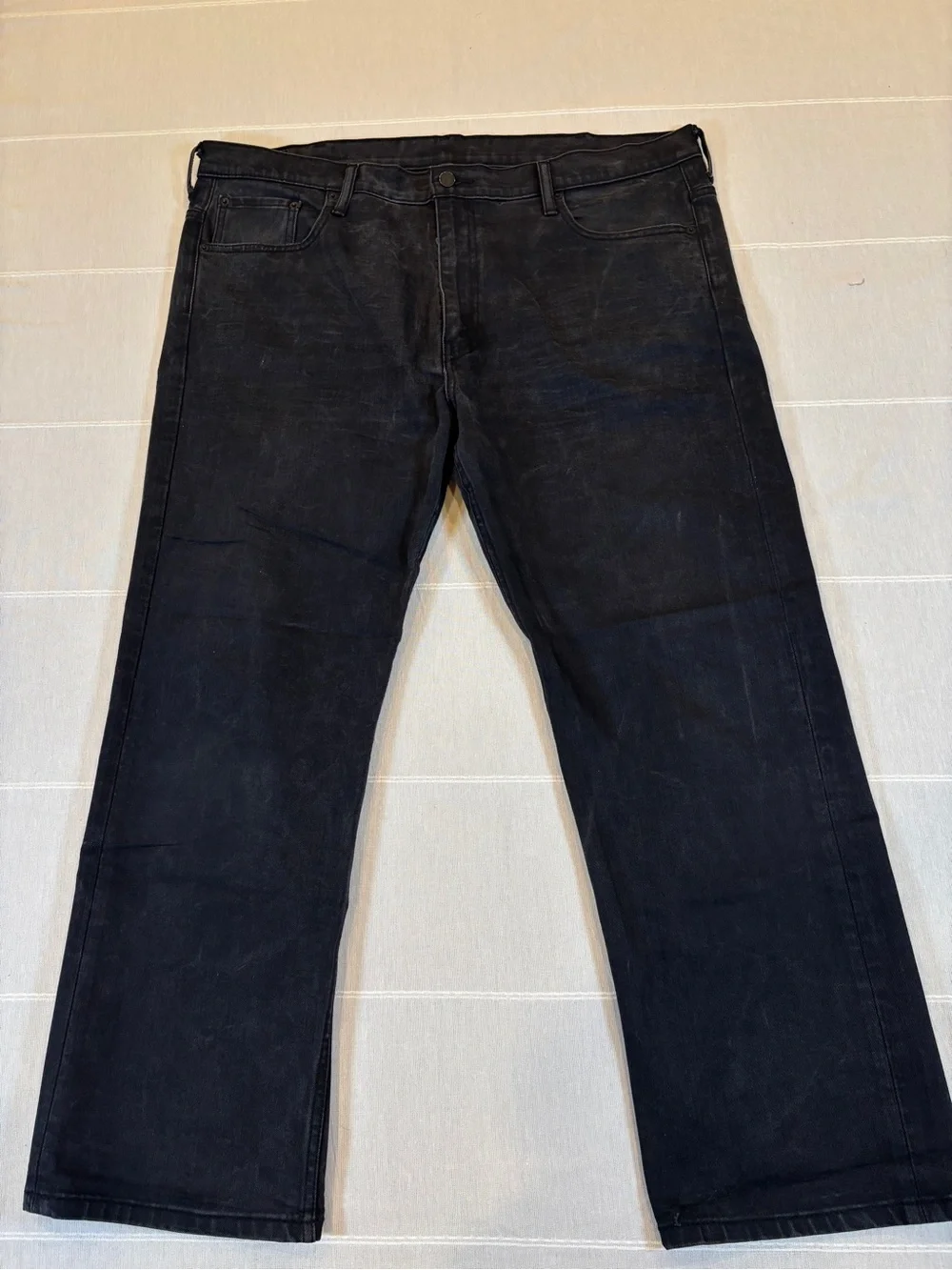 Levi’s 569 Loose Straight Jeans Men’s W40 L30 Black Washed Denim
